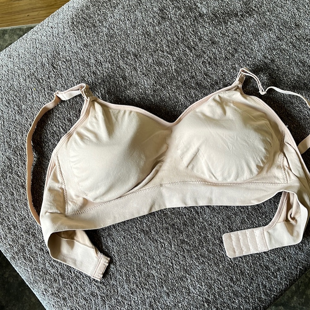 Nursing/pumping bra. Washed but never worn.